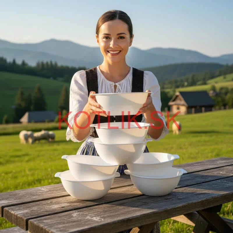 Sada 6 ks: Plasto vámiska na fajnový kotlíkový guláš a polievky – 750 ml