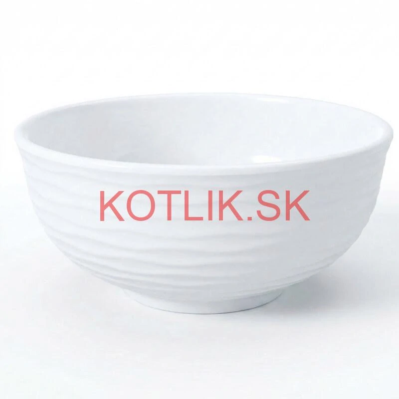 Prémiová biela miska s kamennou štruktúrou 750 ml