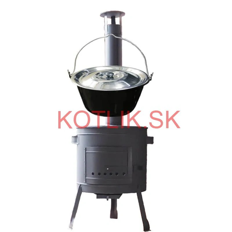 Guláš pre 10-15 ľudí – kompletný kotlíkový set s kotlinou 16 L