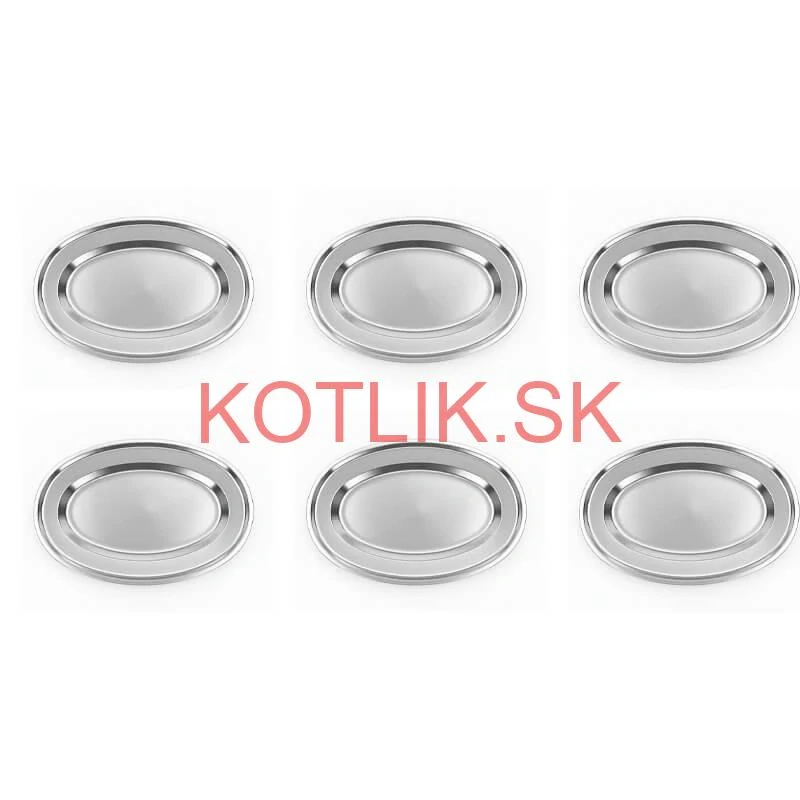 Nerezové podnosy pre catering – set 6 ks (30,5cm) - Servíruj s istotou a štýlom