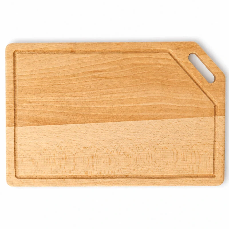 Drevená doska na krájanie 40×25 cm s drážkou na šťavu