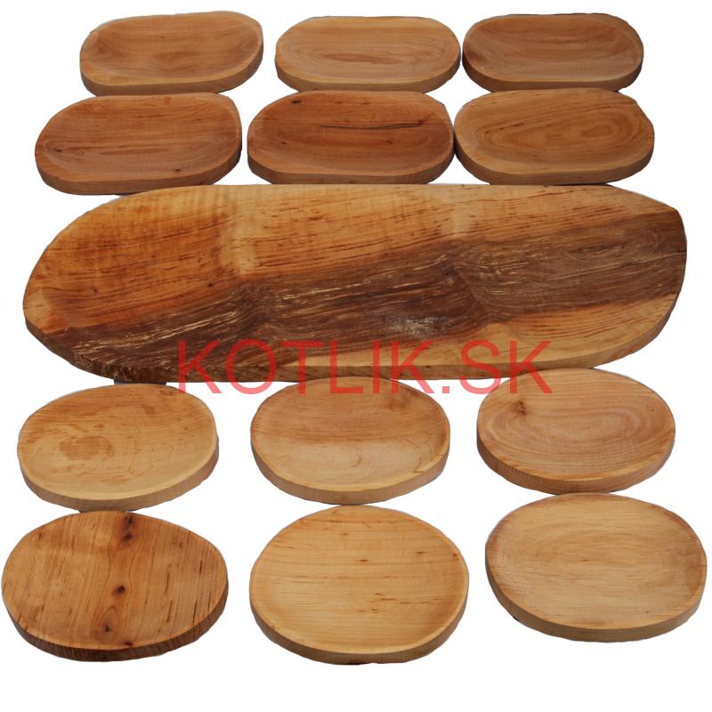 Servírovacia drevená súprava (13 dielov)