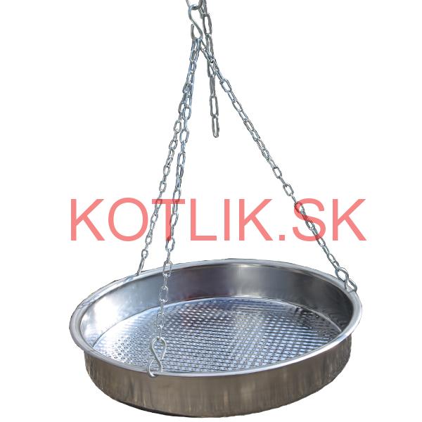 Nerezová panvica s retiazkou 42 cm