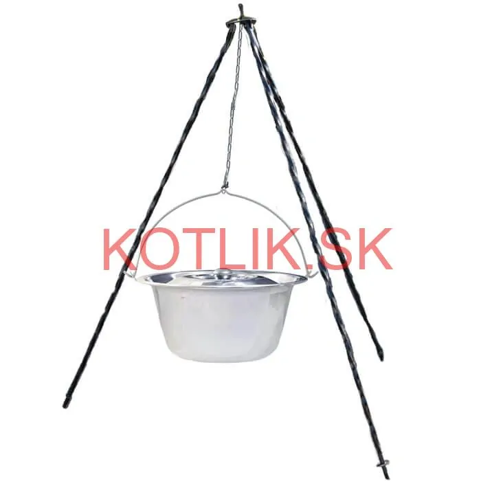 Nerezový kotlík 10 L INOX + pokrievka + stojan CLASSIC