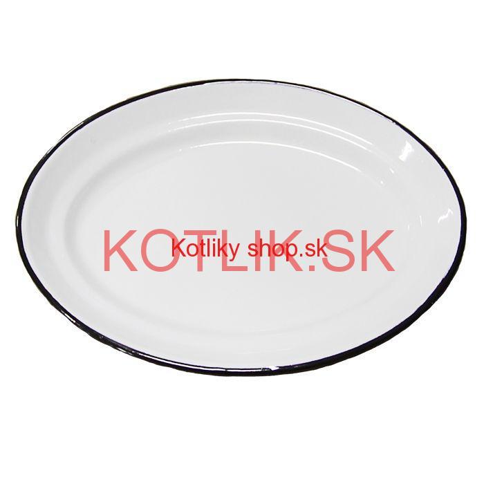 Smaltovaný podnos 35 x 25 cm