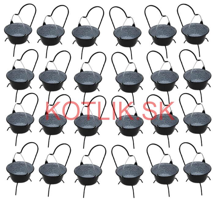 Servírovacia súprava SMALT BLACK 24 ks