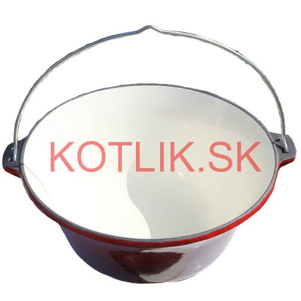 Liatinový kotlík 16 L – smaltovaný povrch