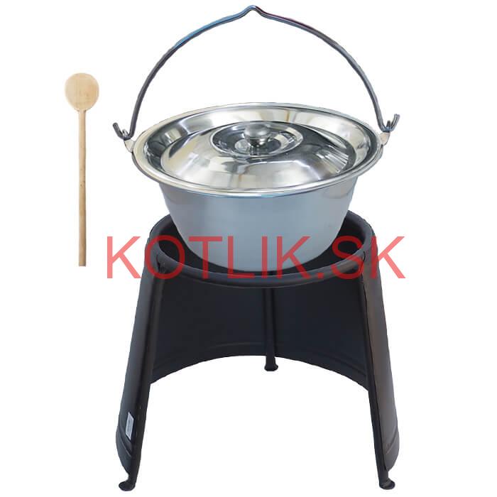 Antikorový kotlík 20 L (1,2 mm) + chránič plameňa