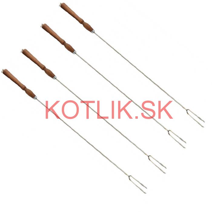 Vidlička na opekanie 90 cm 4 ks NEREZ