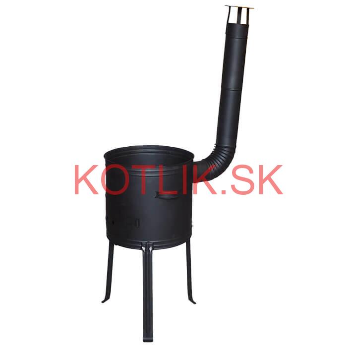 Kotlina 42 cm, vysoká + žiaruvzdorná farba Plus 700