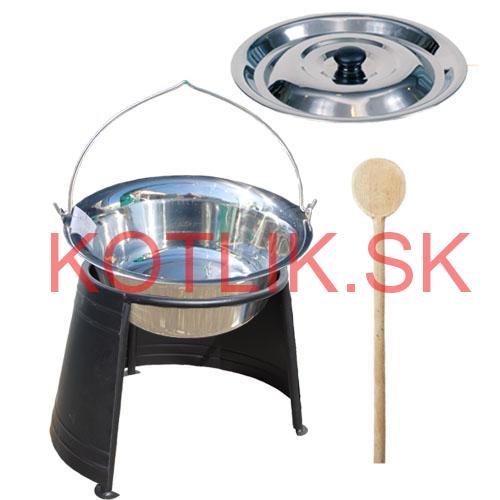 Antikorový kotlík 22 L (0,8 mm) + chránič plameňa