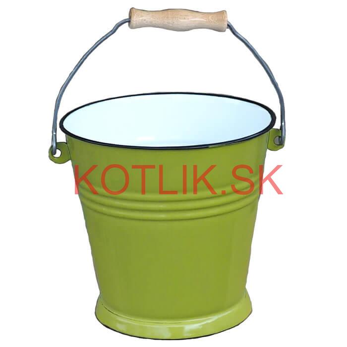 Smaltované vedro 5 l GREEN