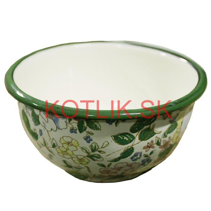 Smaltovaná vzorovaná miska 15 cm DECOR