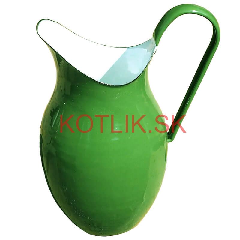 Smaltovaná krhla 2 L ZELENÁ
