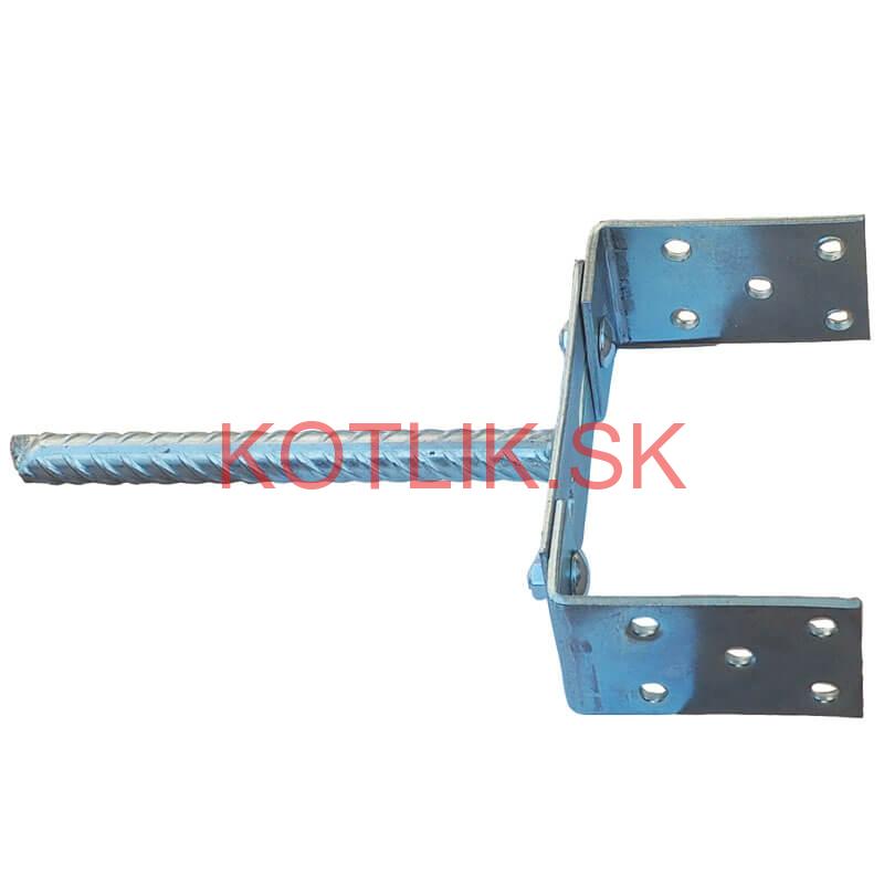 Pätka zápustná, kotviaca, nastaviteľná 0-17 cm