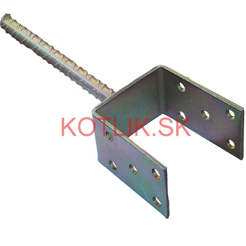 Pätka zápustná, kotviaca, pozinkovaná 8 cm