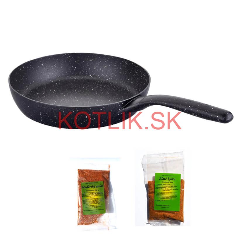 Hrniec s pokrievkou + panvica + korenie Classic Plus Volkanit