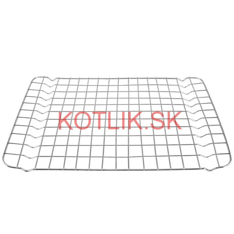Nerezový rošt na pekáč na grilovanie a pečenie 33 x 22 cm