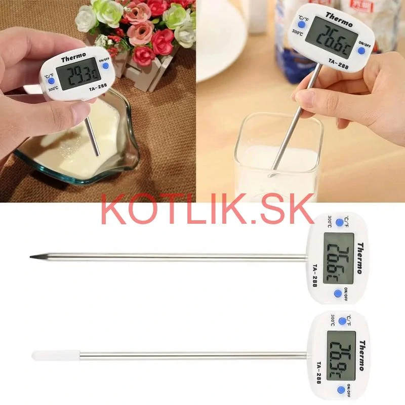 Kuchynský digitálny teplomer
