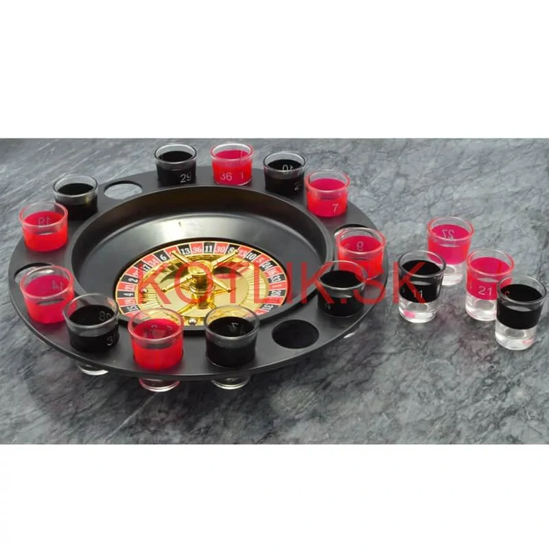 Ruleta Domáca hra na pitie (opitá hra)