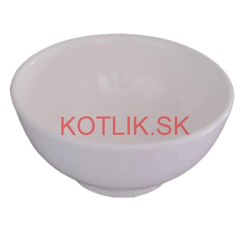 Keramické misky na servírovanie gulášu 15 cm 6 ks biele