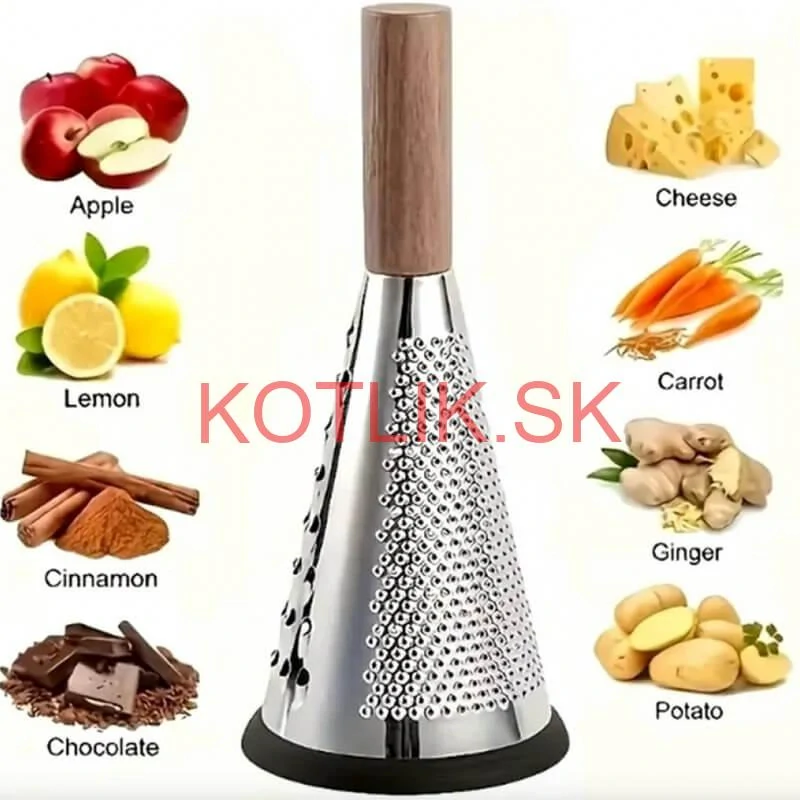 Strúhadlo s rukoväťou z akáciového dreva