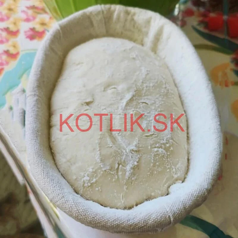 Ratanová miska na kysnutie chleba – oválna
