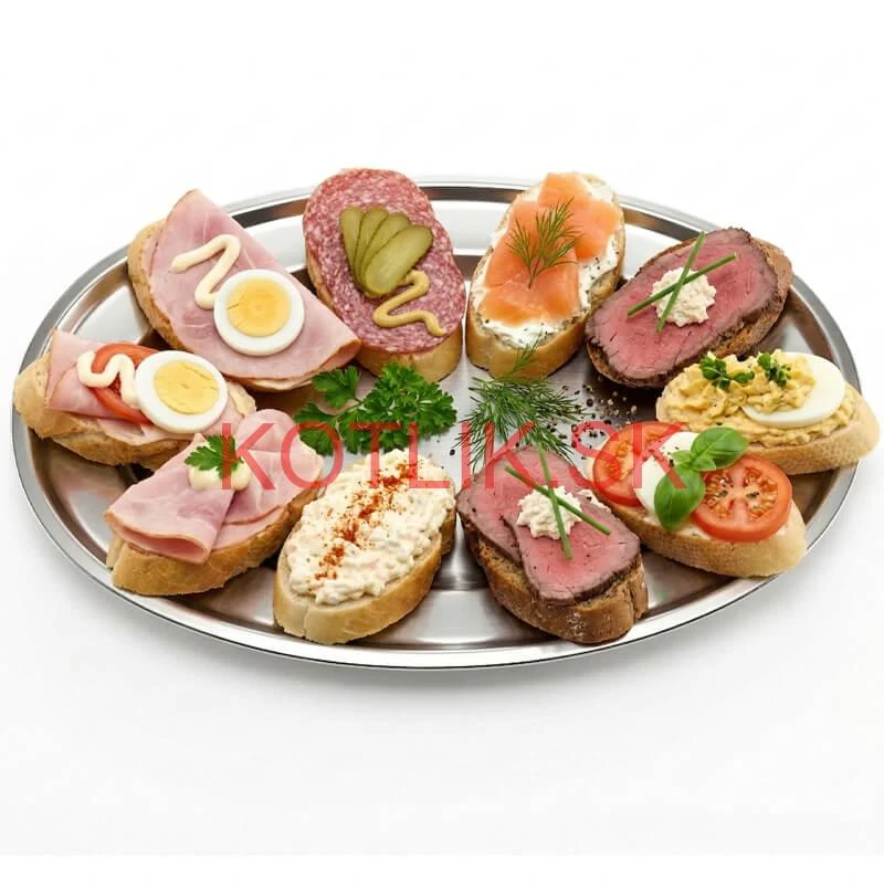 Nerezový oválny podnos (40,5cm) – Odolná servírovacia tácka na mäso aj koláče