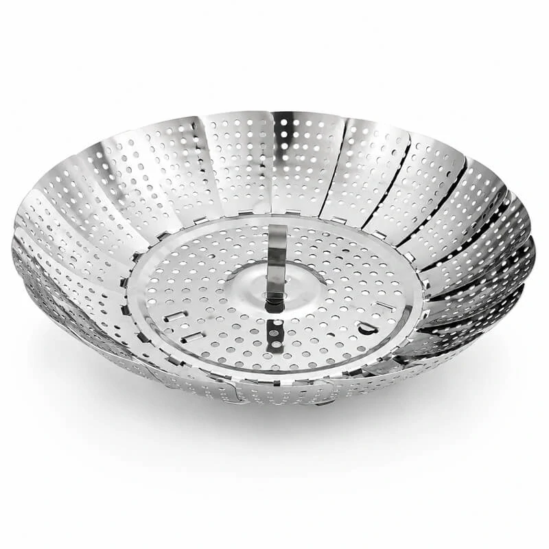 Skladací nerezový parák 16–28 cm na knedle a zeleninu
