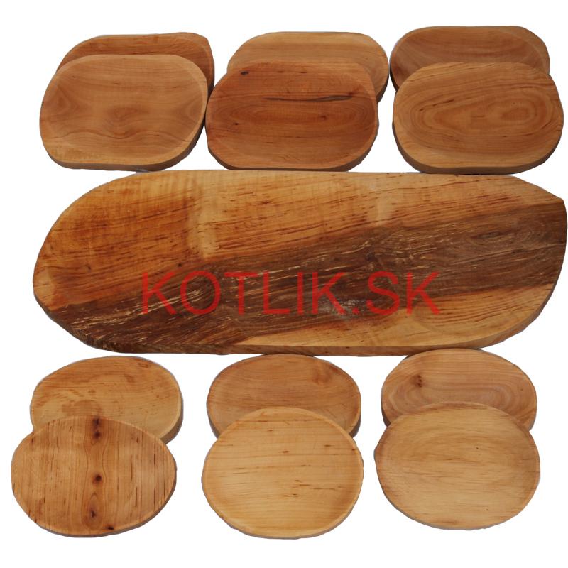 Servírovacia drevená súprava (13 dielov)