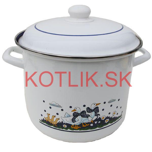 Smaltovaný hrniec 6 L Kačička