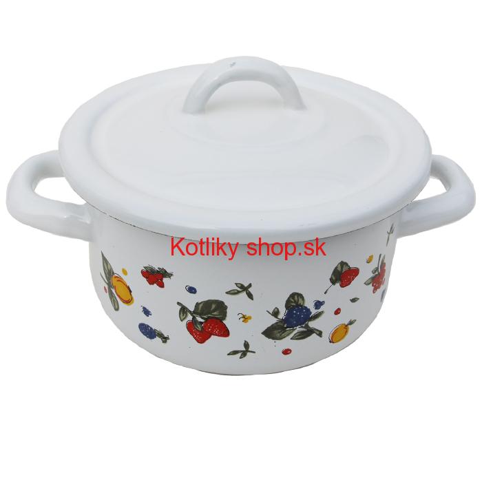 Smaltovaný kastról 14 cm (ovocie)