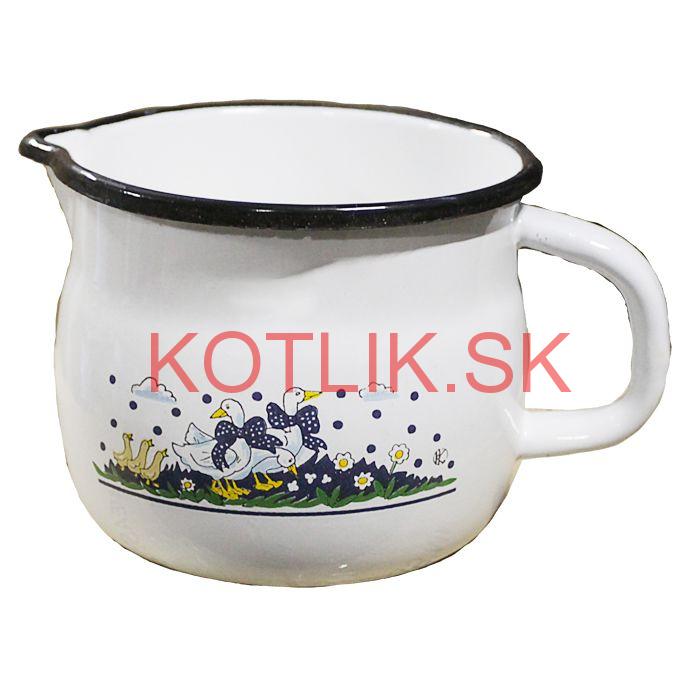 Smaltovaný hrnček 1 L