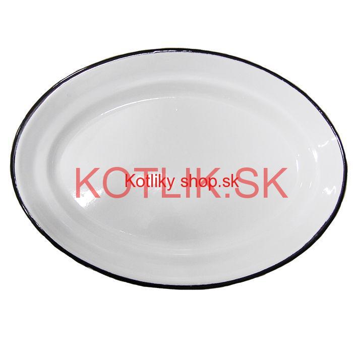 Smaltovaný podnos 35 x 25 cm