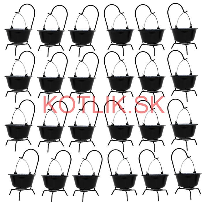 Servírovacia súprava SMALT BLACK 24 ks