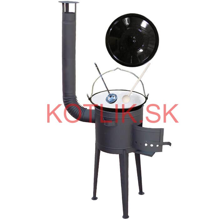 Smaltovaný kotlík 13 L (1,2 mm) + vysoká kotlina 36 PLUS 600