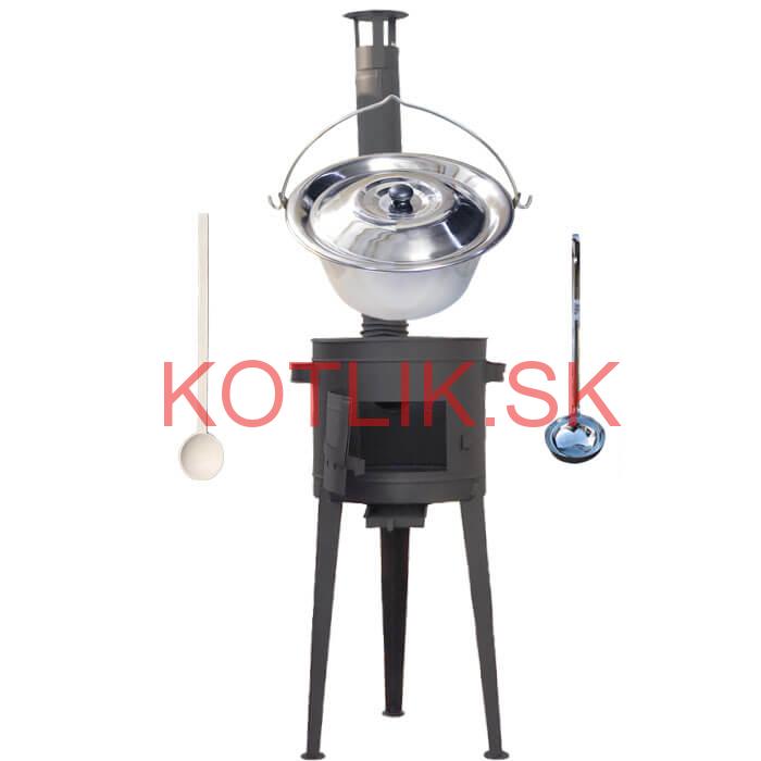 Nerezový kotlík 22 L (0,8 mm) + vysoká kotlina 42 PLUS 600