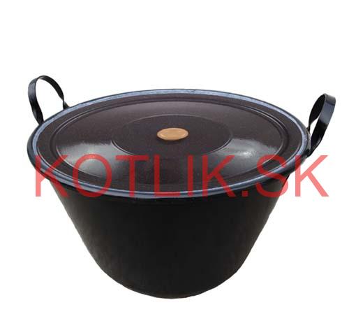Kotol na zabíjačku smaltovaný 60 L + pokrievka