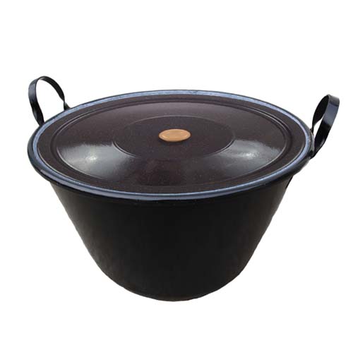 Kotol na zabíjačku smaltovaný 80 L + pokrievka
