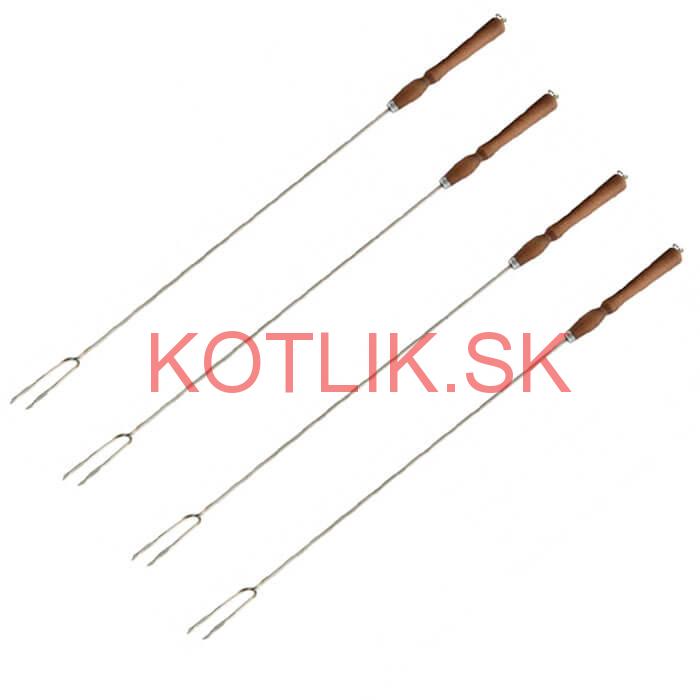 Vidlička na opekanie 90 cm 4 ks NEREZ