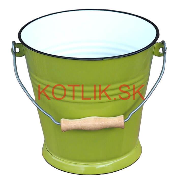 Smaltované vedro 5 l GREEN