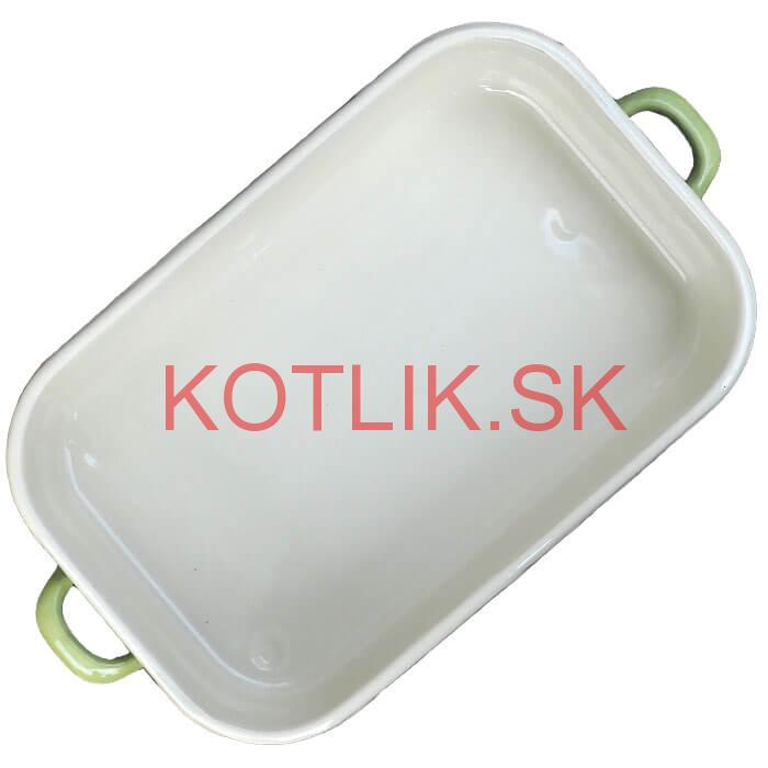 Smaltovaný pekáč 40 x 21,5 cm GREEN