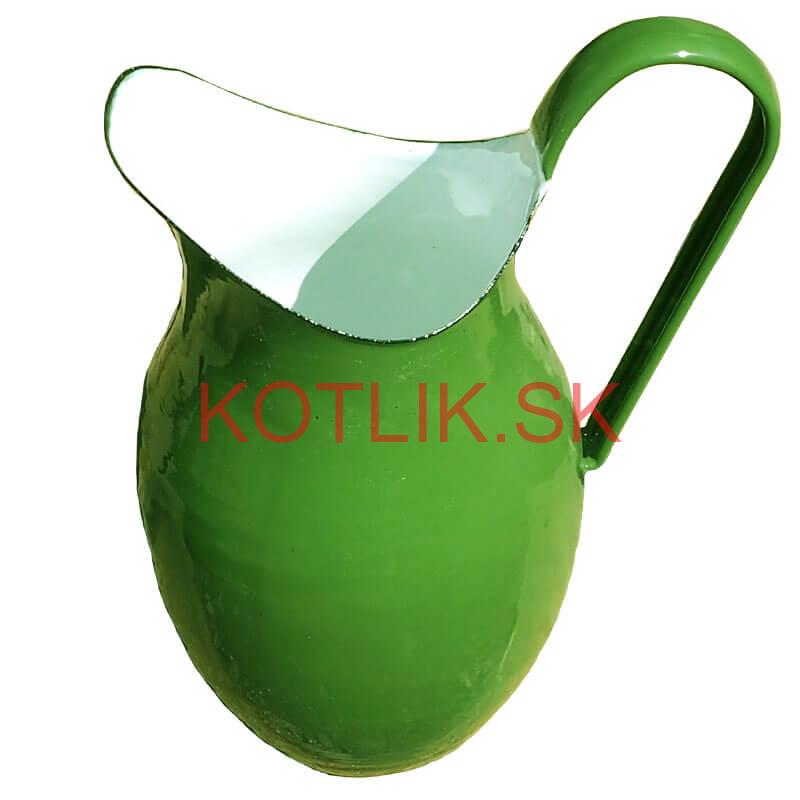 Smaltovaná krhla 2 L ZELENÁ