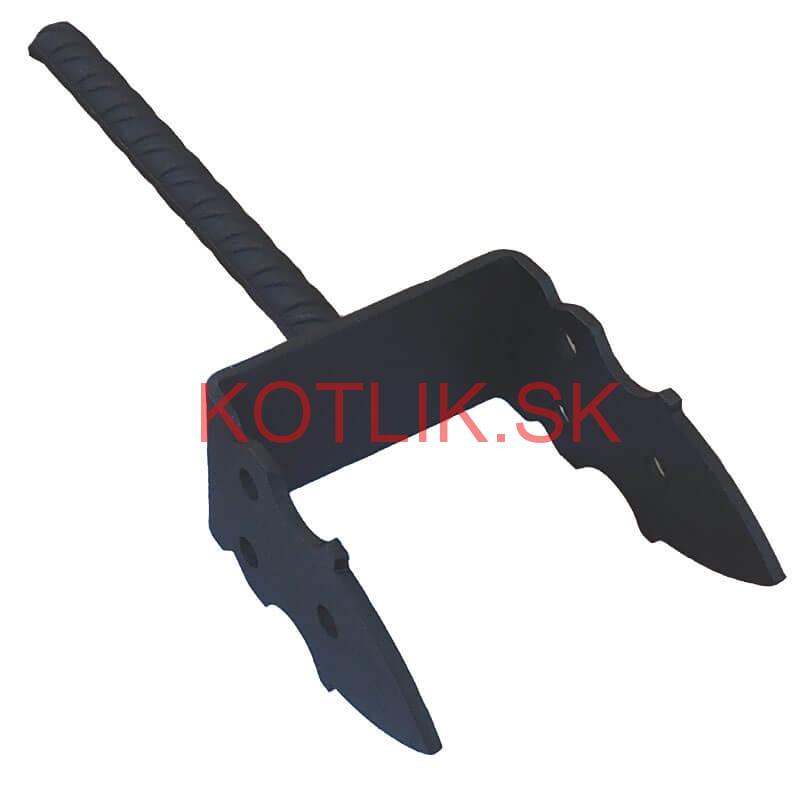 Pätka kotviaca, zápustná 10 cm