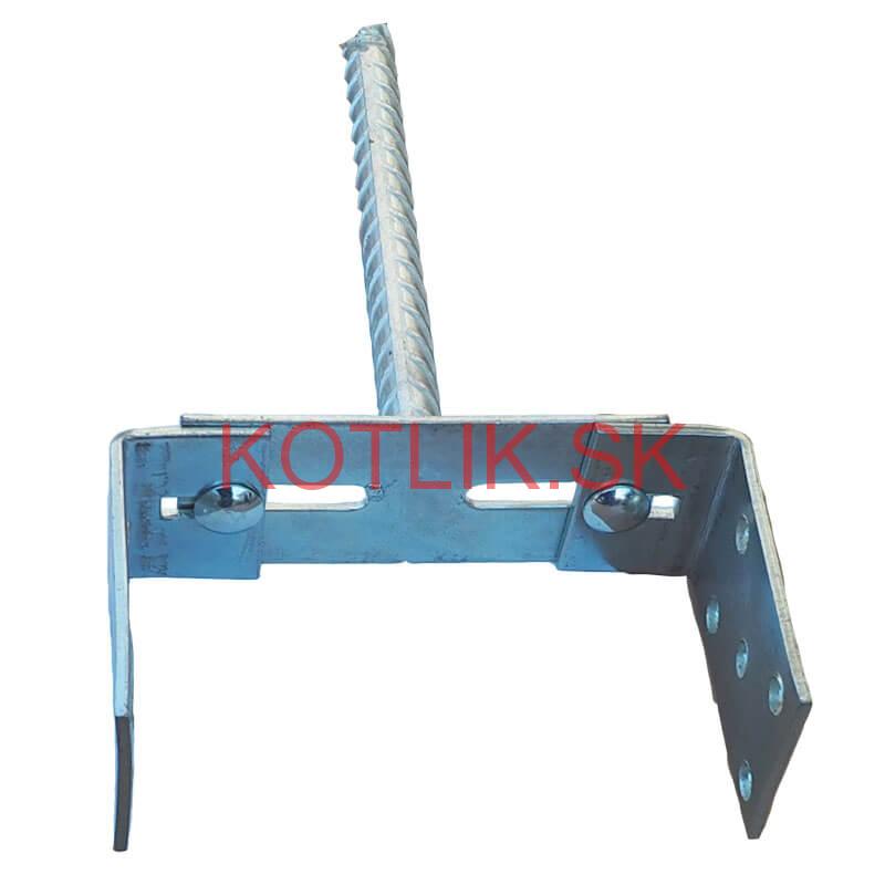 Pätka zápustná, kotviaca, nastaviteľná 0-17 cm