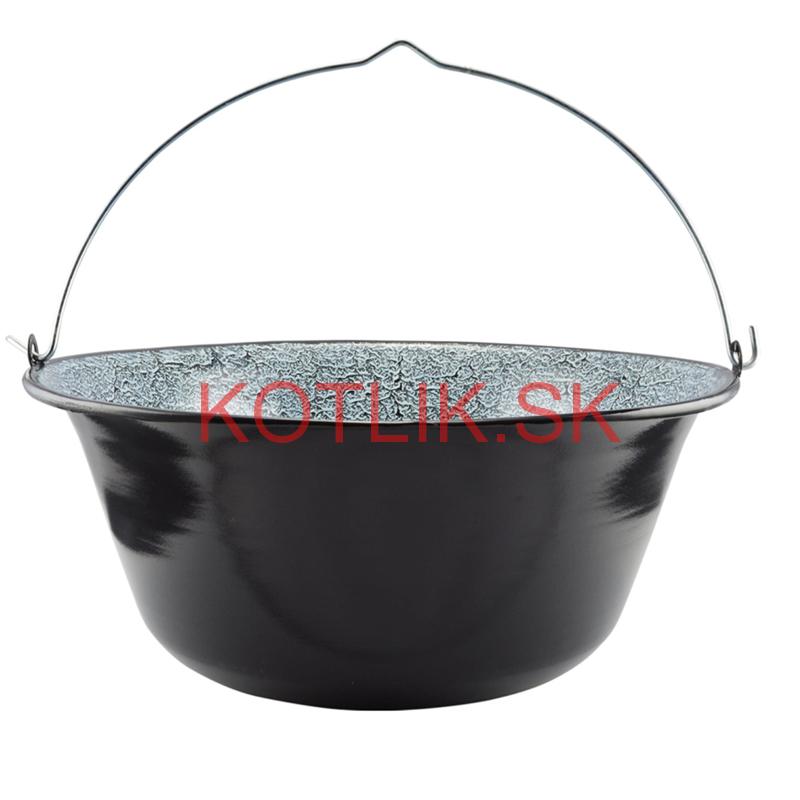Smaltovaný kotlík 13 L + kovová kotlina 36 KOV