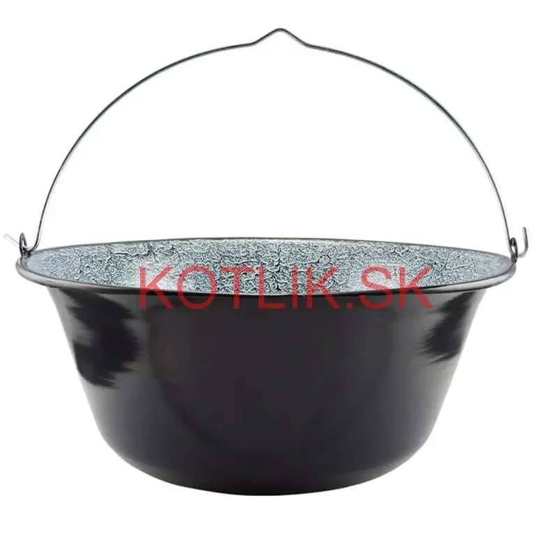 Smaltovaný kotlík 13 L + Nerezová kotlina 36 INOX