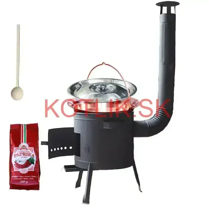 Medený kotlík 20 L (1,2 mm) + hrubostenná (1,5 mm) žiaruvzdorná kotlina BALKY STRONG 42 PLUS 600