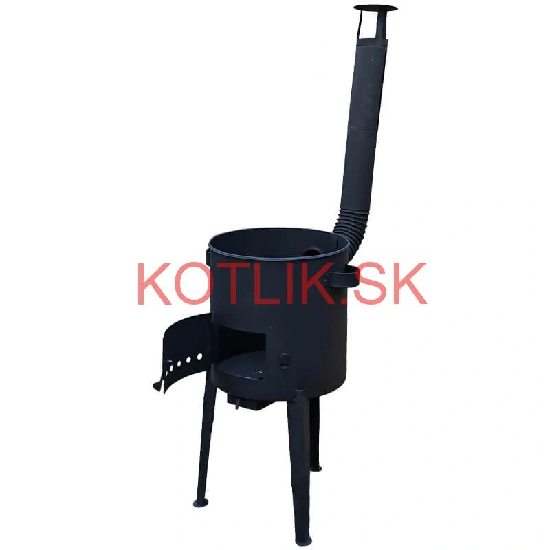 Vysoká kotlina 42 cm (1,5 mm) HODO + žiaruvzdorná farba PLUS 600