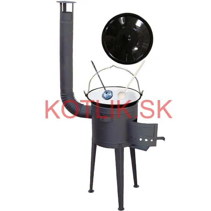 Smaltovaný kotlík 25 L (1,2 mm) + vysoká kotlina (1,5 mm) HODO 42 PLUS 600